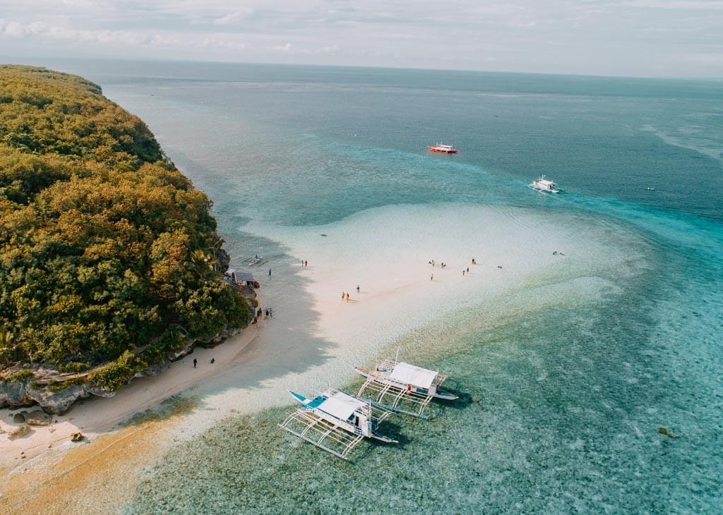 Sumilon Island Drone Shot